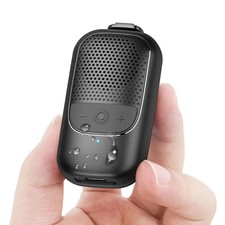 Mini Wearable Bluetooth Speaker Clip-On Wireless Portable Built-in ENC Mic NEW