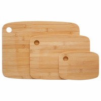 5Five Simply Smart Schneidebretter 3Er-Set, KüChenbrett, Bambus, 37/29/19 Cm