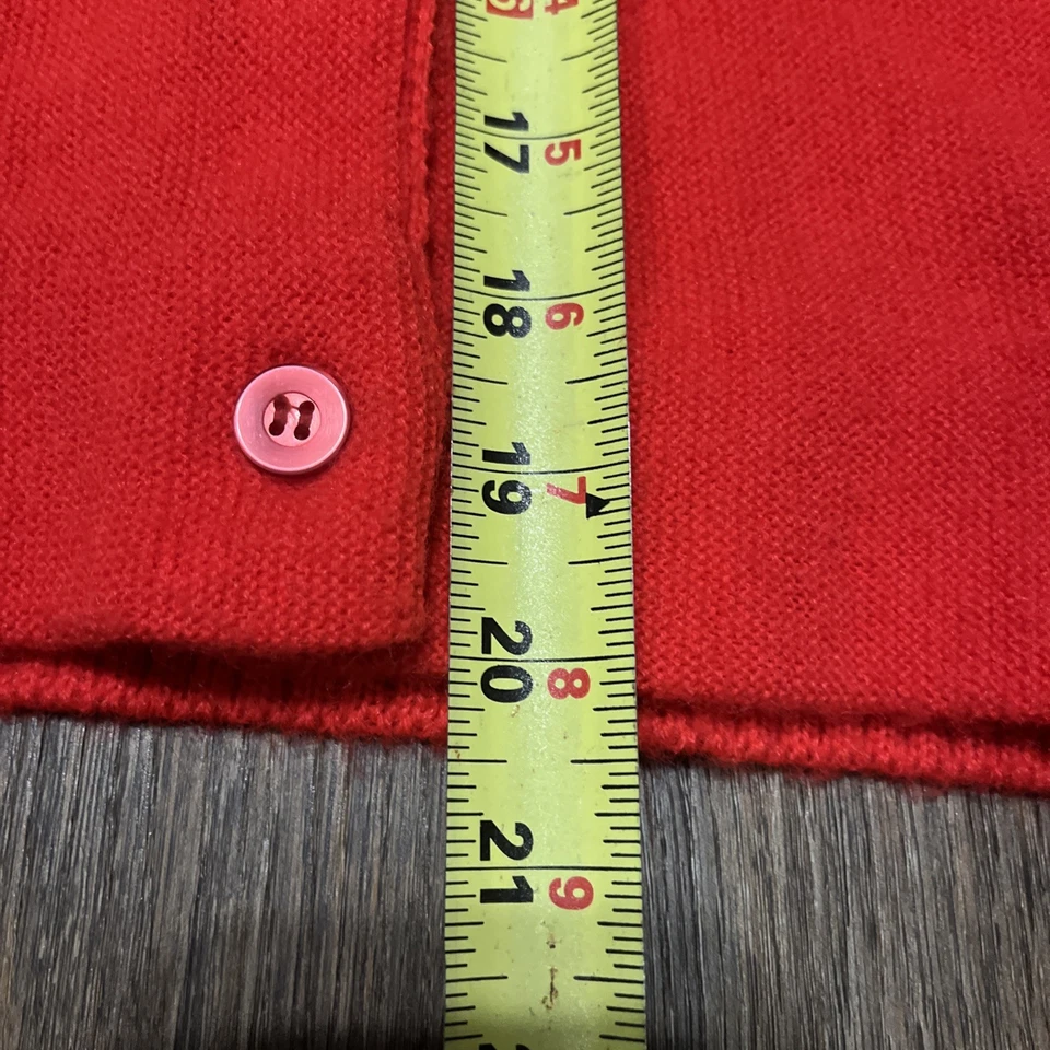 Cárdigan Suéter De Colección Años 60 Lacoste Talla 40 Acrílico Orlon Mod Hipster Haymaker Rojo Foto 3 de 4