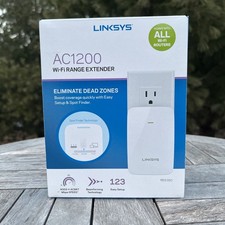 Linksys RE6350 AC1200 Dual-Band Wi-Fi Range Extender Wireless Boost Open Box