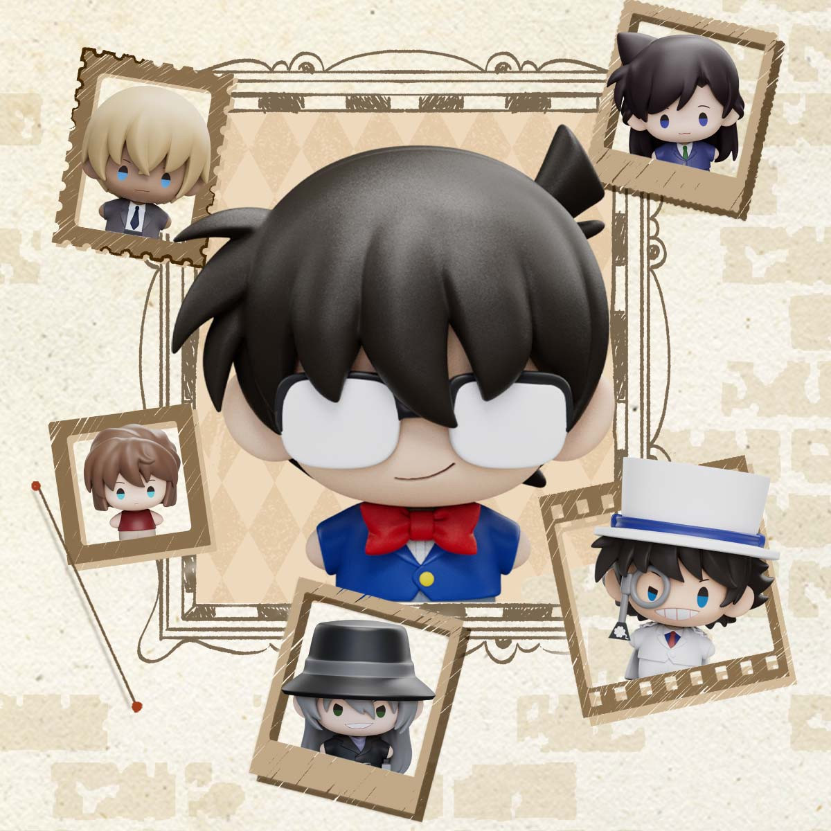 POP MART DETECTIVE CONAN-SUPER MINI FIGURE 1.57INCHES TOY GIFT