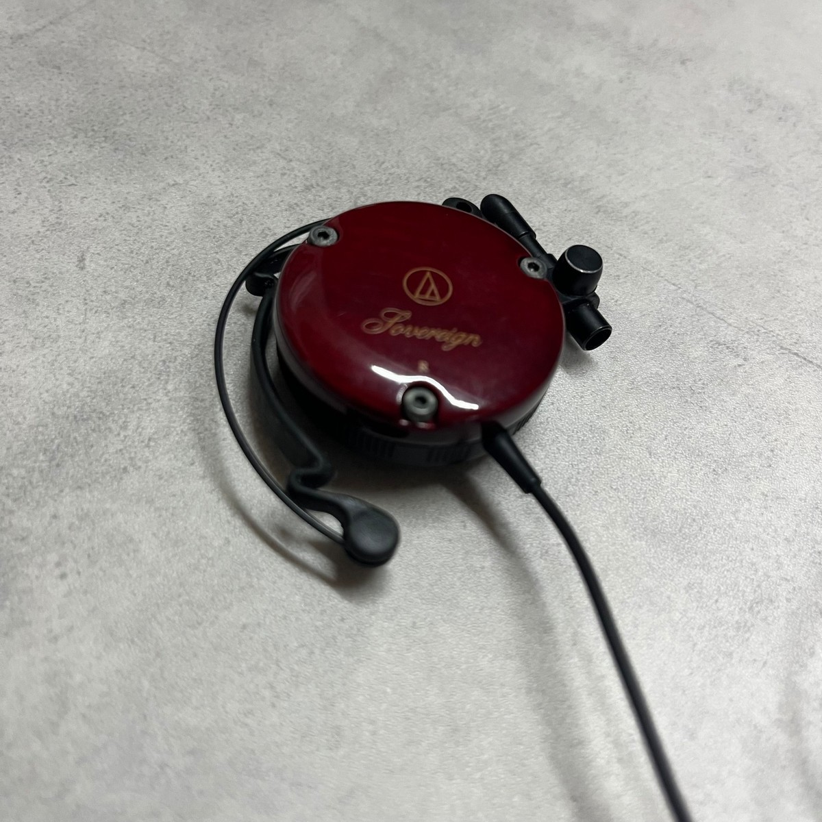 Audio Technica ATH-EW9 Ear Fit Clip-On Headphones Wood Housing