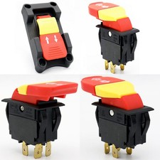 For Electric Wood Power Tools 16A 250V 5E4 Button Switch HY18 Push Button Switch