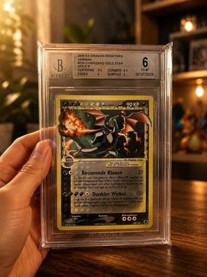 Glurak Goldstar Charizard EX Dragon Frontiers 100/101 2006