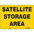 Condor 485M93 Safety Sign, 10 In Height, 14 In Width, Aluminum, Horizontal