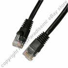 Lot100pack PURE COPPER! (notCCA!) 2ft RJ45 Cat5e Ethernet Cable/Cord/Wire {BLACK
