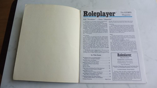 1990 ROLEPLAYER NO. 20 21 STEVE JACKSON GAMES THE GURPS NEWSLETTER ISSUES LOT - Picture 7 of 22