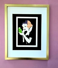 DEATH NYC Signed Original Hand Signed  Print Framed LtdEd with COA  Snow White
