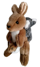 Känguru 23cm Plüschtier Kangarooh Stofftier Sydney Australien mit Koala Baby