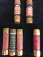 NEW 5 35 AMP Fuses Misc. (1 Duel Element, 1 Fast Acting, 3 One Time, 1 Regular)