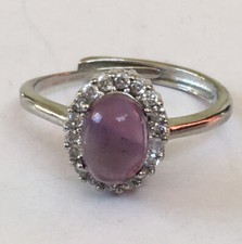 amethyst ring adjustable to size 7  8