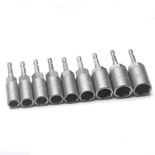 30mm Hex Deep Socket Nut Driver Bit Impact Driver Drill 6mm-19mm 1/4" Hex Shank - Bild 14 von 39