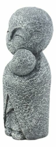 Japanischer Buddha Jizo Bosatsu Mönch Wiege ein Baby Figur Schutz von Kindern - Bild 4 von 6