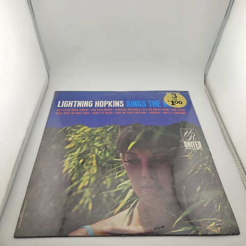 Lightning Hopkins Sings The Blues Vinyl ~ Sealed ~ US 7713 - Picture 3 of 9