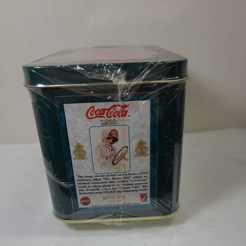 Coca Cola Metal Art Collectors Cards Set of 20 Coca Cola Girl Advertising 1994 - Picture 2 of 6