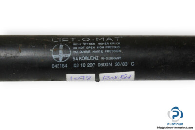STABILUS 043184 03 10 200 0600N 36/83 C NON-LOCKING GAS SPRING | eBay