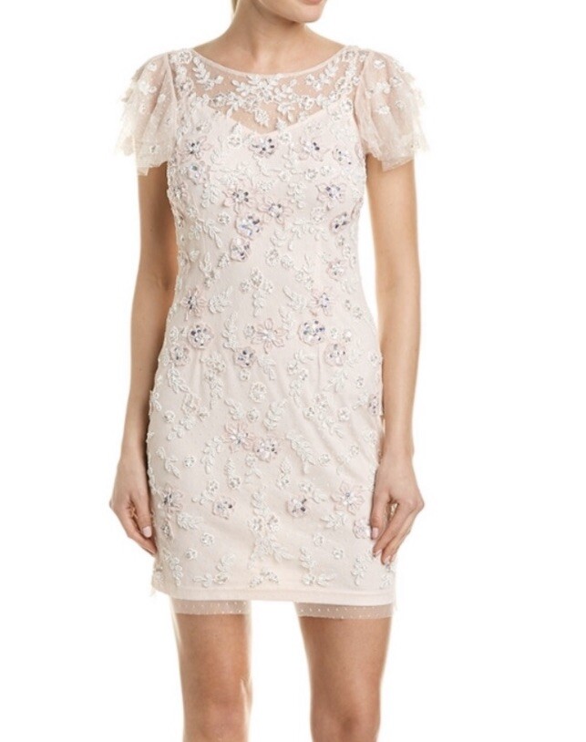 *New* Aidan Mattox Embellished Cocktail Dress - Size 6 *NWT*