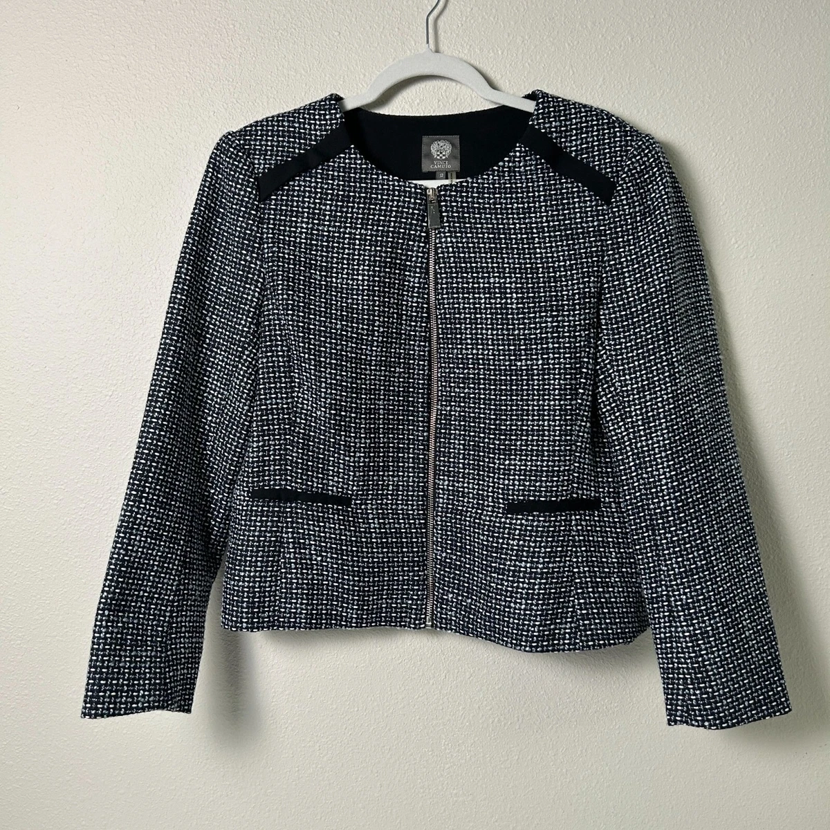 Blazer Vince Camuto Femme Gris - Taille M (6), Occasion Très Bon état, Automne