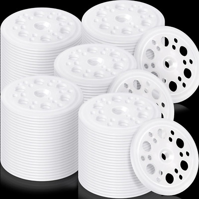 500 Pcs 1.77 Inch/ 45 Mm Plastic Washers Foam Board Insulation Load Spreading Po