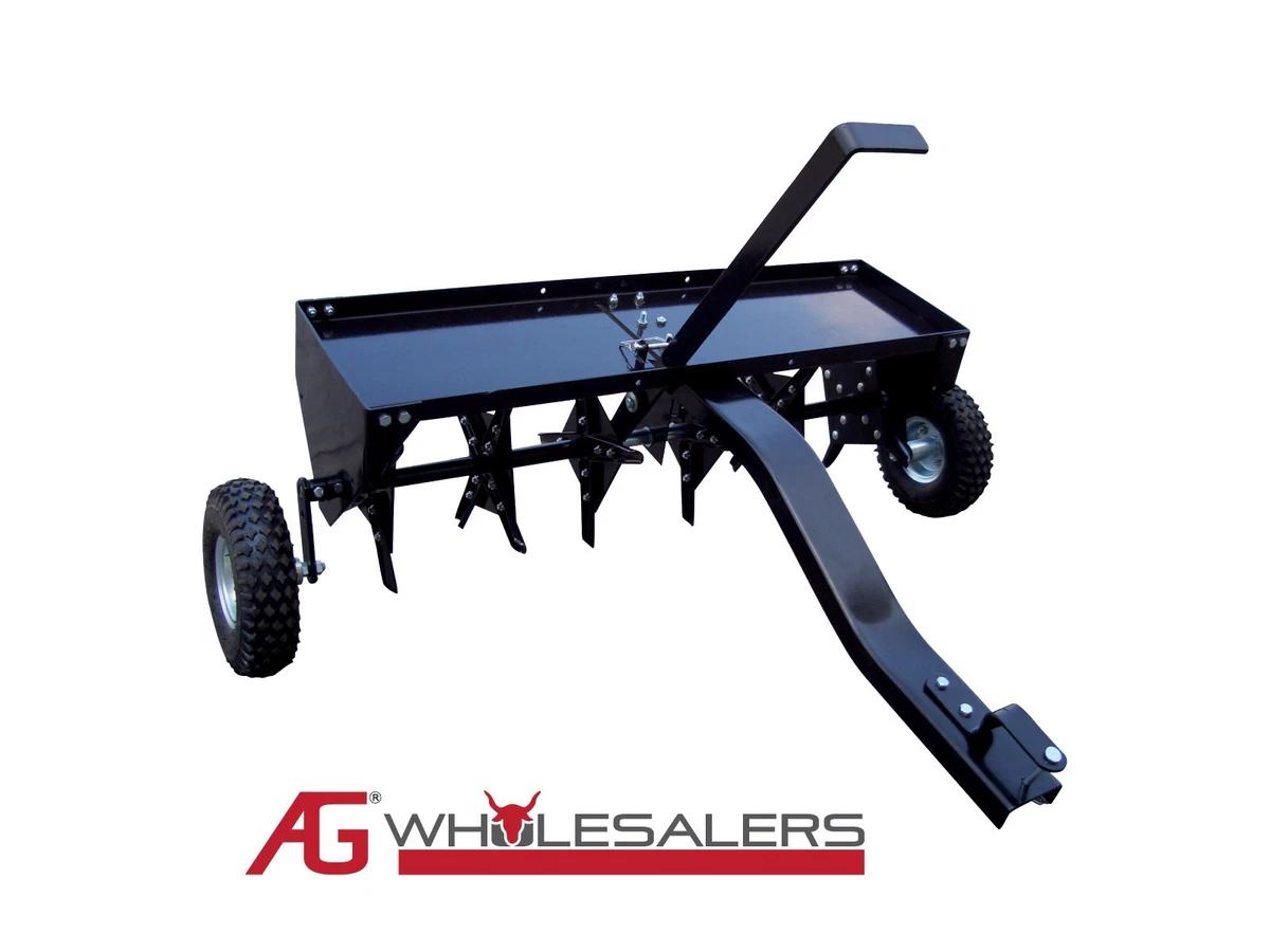 Lawn aerator online pull behind mower