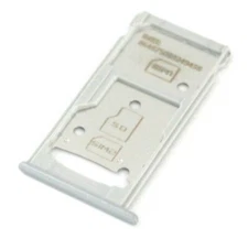OEM HUAWEI Y7 TRT-LX3 REPLACEMENT SILVER MICRO SD SIM CARD HOLDER TRAY