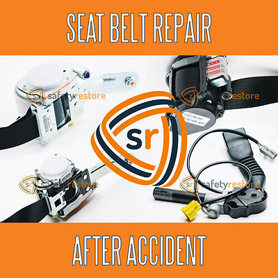 SEAT BELT REPAIR PRETENSIONER REBUILD RESET RECHARGE SERVICE AFTER ACCIDENT