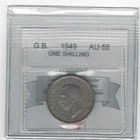 Photo of a 1949 George VI Shilling from an eBay listing that sold on Jun 22, 2026