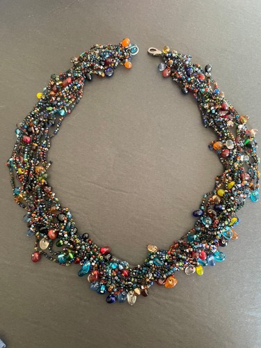 African Handmade Beaded Necklace  - Elegant, Ethnic, Exquisite  - Kenya