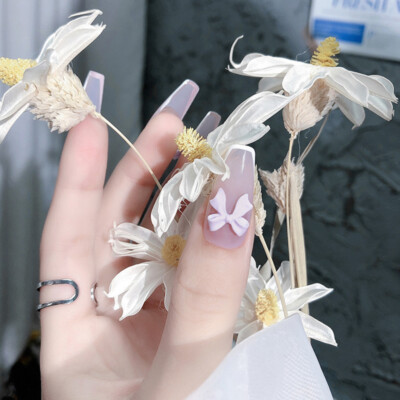 Nail Rhinestones 3D Resin Bows Fingernail Decor Charms Jewelry Manicure Tool 