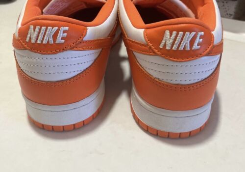 NIKE SB DUNK LOW SP SYRACUSE WHITE ORANGE BLAZE FLASH RAYGUN CU1726-101 10.5 - Picture 4 of 6