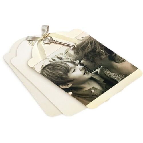 GRAPHIC 45 "IVORY RECTANGLE TAG & POCKET ALBUM" 6x8x3 INCHES SCRAPJACK'S PLACE - Picture 4 of 4
