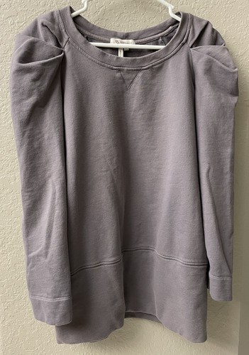 Women's Gray BG BCBGeneration Tunic Sweatshirt Shirt Top Size Large EUC
