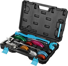 Ratcheting Tube Bender Set with Pipe Cutter & Deburring Tool for HVAC Repair