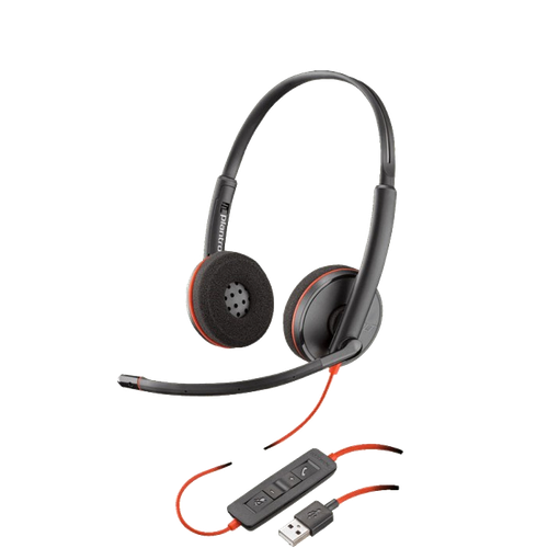 Plantronics Blackwire C3220 USB-A Binaural UC Headset 209745-22 | eBay
