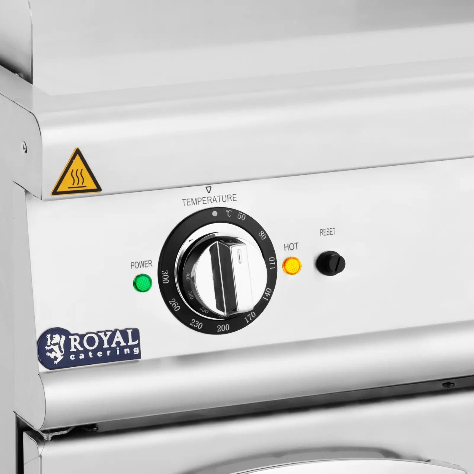 Piastra Di Cottura Elettrica Royal Catering RCEG-55 - Fry Top Liscio 55 Cm, 3000W - Foto 7