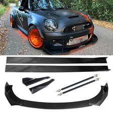 For Mini Cooper S R53 R56 Front Lip Chin Bumper Bod Kits Side Skirtcarbon Fiber