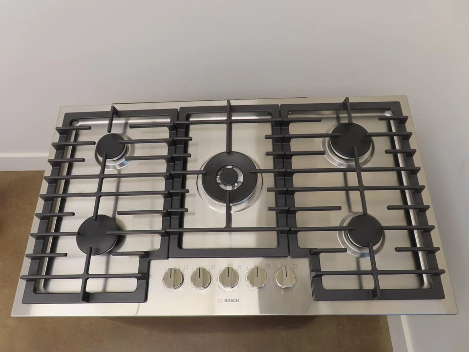 Bosch 800 Series NGM8658UC 36 in 5 Sealed Burners Gas Cooktop Full Warranty - Image 4 of 4