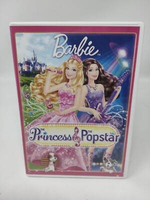 Barbie: The Princess the Popstar DVD Widescreen 2012 (Kelly