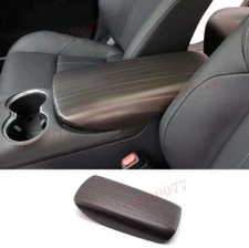 For Toyota Venza 2021-2023 Wood Grain Look Central Armrest Box Cover Trim