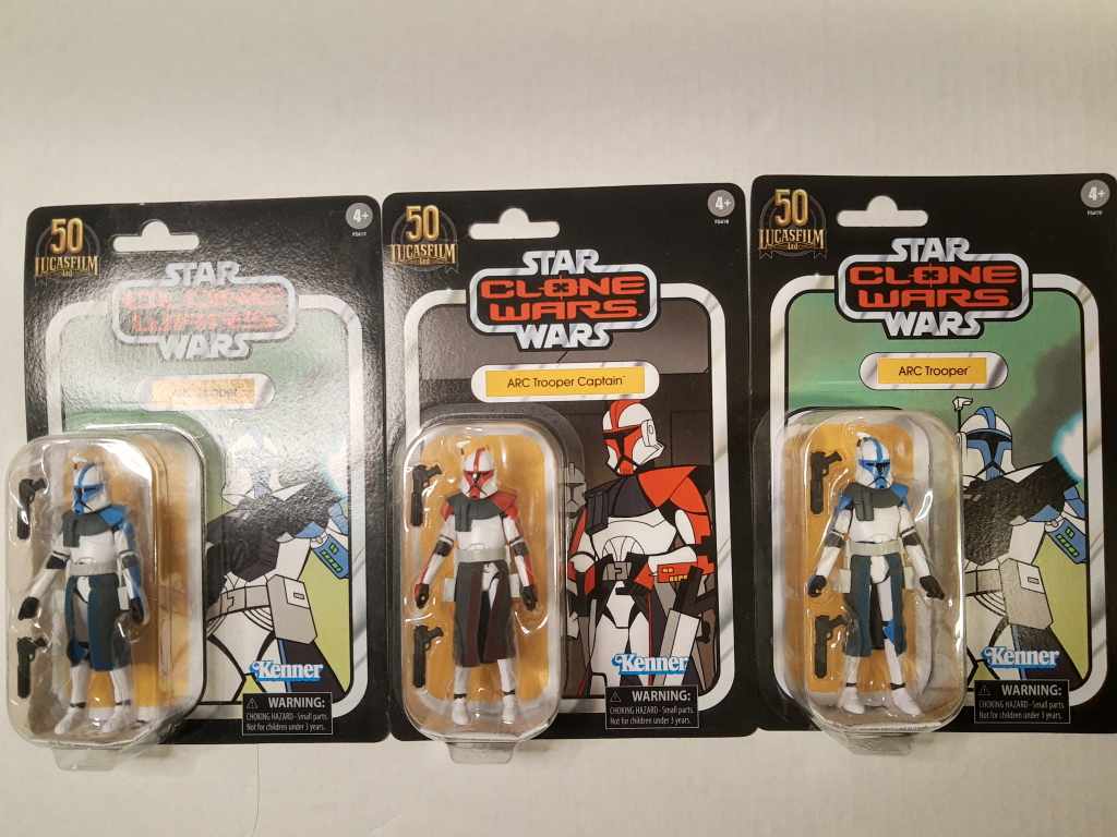 Star Wars TVC Vintage Collection x2 Arch Trooper + x1 Captain