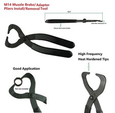 Heat Treated Steel Muzzle Brake Adapter Removal and Installation Pliers Tool