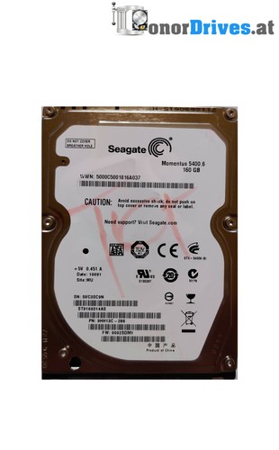 Seagate  ST9160314AS - 160 GB - SATA - 9HH13C-286 - PCB 100536286 Rev. B*