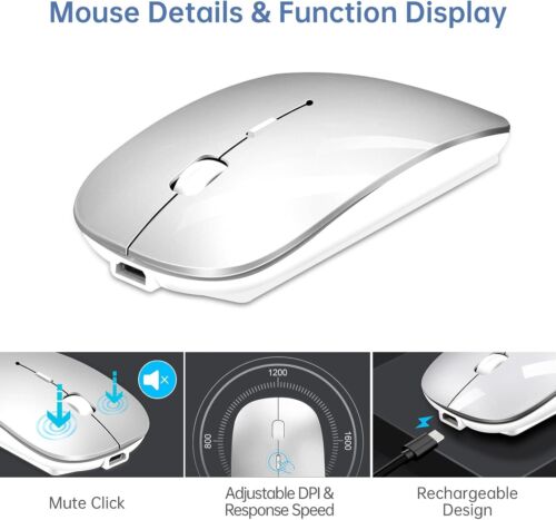 Bluetooth Keyboard and Mouse Combo for iPad - Rechargeable Wireless Keyboard. - Picture 6 of 14
