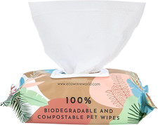 Hypoallergenic Plant-Based Pet Wipes, Dog and Cat Grooming Wipes for Face, Ears,