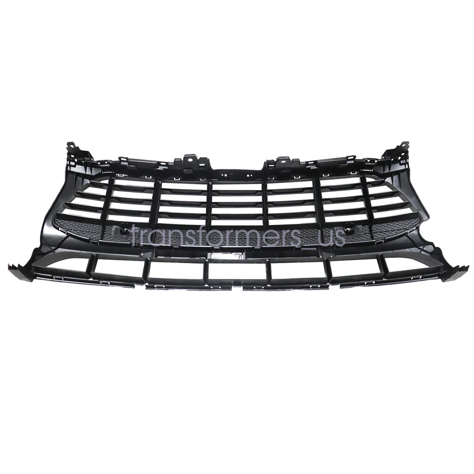 Black Front Bumper Grill Grille 95B807683H1E0 Fit Porsche Macan 2015 2016-2018 - Image 3 of 4