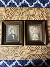 vintage C & A Richards framed portrait Boston Mass