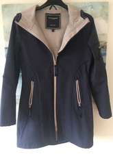 Ilse Jacobsen Raincoat Size 36 Navy