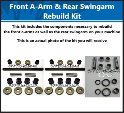 12-Pack Bronze A-Arm Bushings Kit For Yamaha Raptor 700 700R