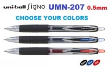 Uni Ball Signo CHOOSE HOW MANY AND COLORS Black Blue Red UMN 207 Pen 0.5mm