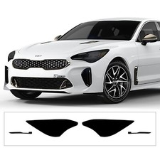 Fits Kia Stinger 2018-2024 Fog Head Light Precut Smoked PPF Tint Film Overlay